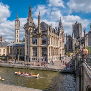 Gand, marché aux fleurs