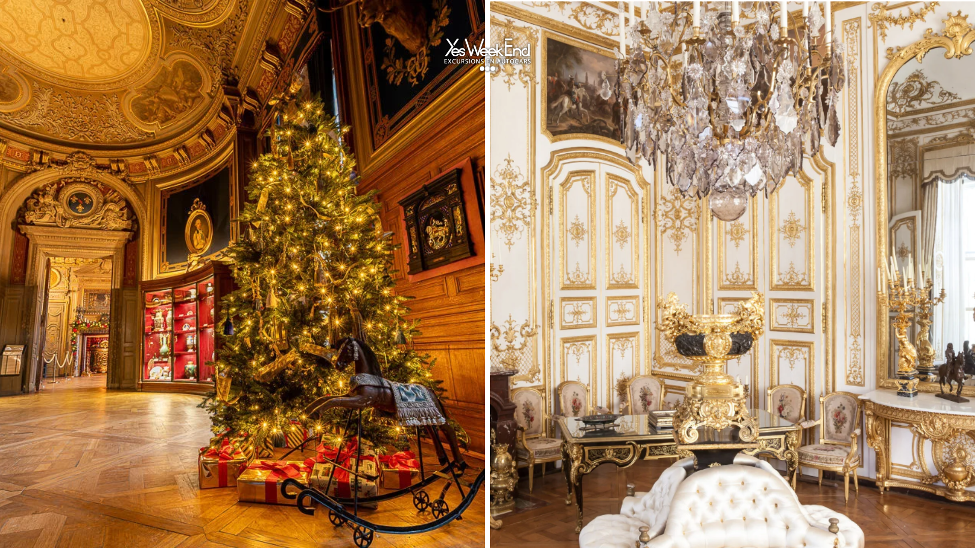 Chateau de chantilly Noël