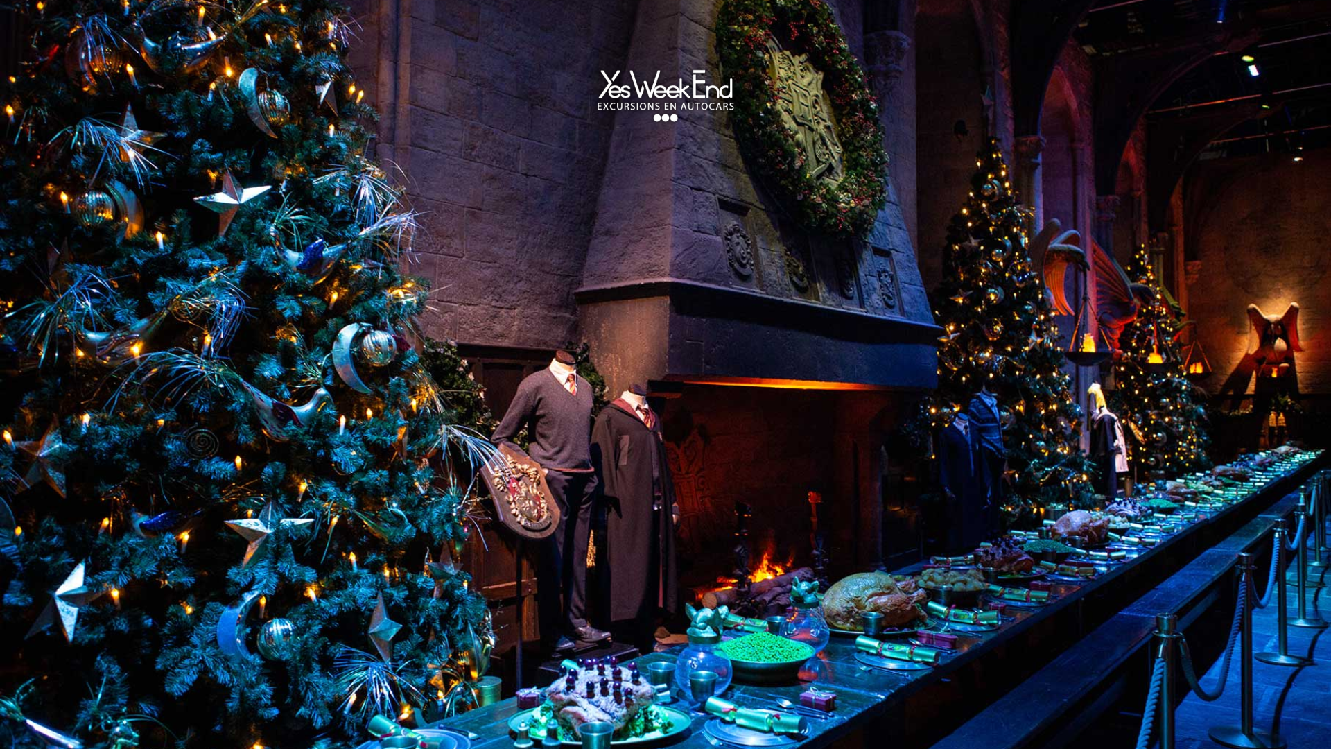 Studios Harry Potter à Londres en décor de Noël